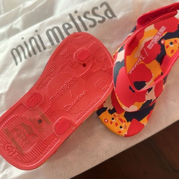 NEW MINI MELISSA BEBE + IPANEMA 32804 - RED / YELLOW - size 5 - Picture 8 of 8
